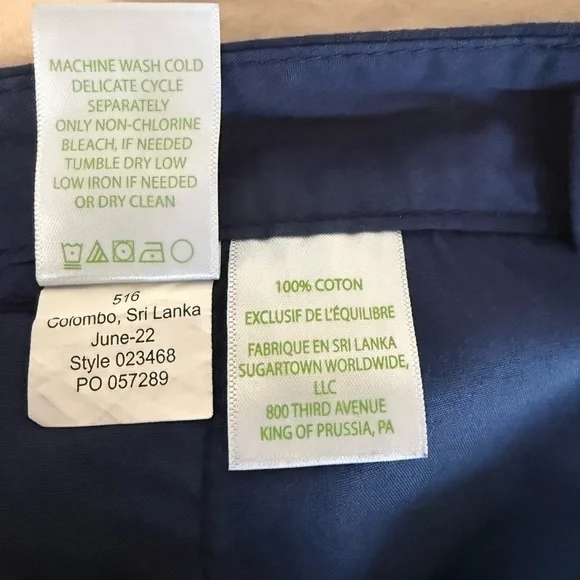 NWT Lilly Pulitzer Buttercup  Short In True Navy Size 00 - Picture 4 of 4